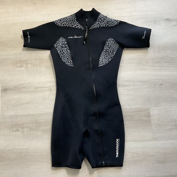 Henderson Thermaxx Womens Front Zip Shorty Wetsuit size 10 - Picture 1 of 16